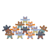 Montessori Wooden Animal Stacking Balance Blocks for Kids Early Education