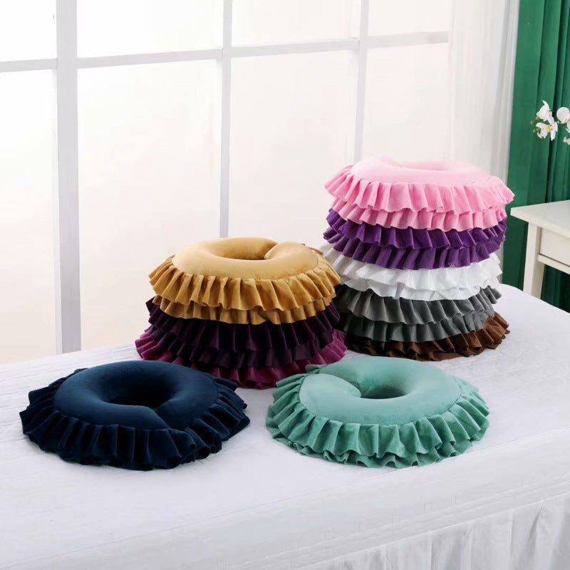 Premium Latex Massage Pillow for Beauty Salon and Therapy Beds, U-shaped Neck Support