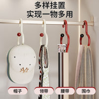 Hat Organizer Hanger Hooks for Closet, Baseball Cap Storage Rack, No-Drill Design