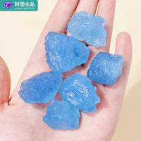 Natural Aquamarine Raw Stone Specimen for Aromatherapy, Fish Tanks, and Planters