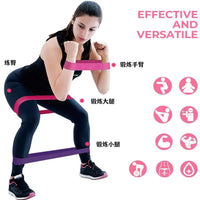 Resistance Bands Set for Fitness, Yoga, Strength Training, Stretching, Glute and Arm Workouts
