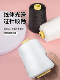 Sewing Machine Thread Large Spool for Home Use, 402 Polyester Overlock Thread, 8000 Yards