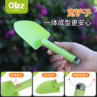 Gardening Hand Tools Set: Plastic Trowel and 3-Prong Rake for Soil Digging and Beachcombing