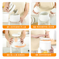 Portable Manual Ice Shaver Machine for Home Use, Hand-Cranked Ice Crusher for Shaved Ice and Slushies, No Electricity Needed