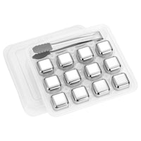 304 Stainless Steel Reusable Ice Cubes for Whiskey, Wine, and Beverages