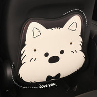 Cartoon Car Seat Back Protector Kick Mat for Kids, Universal Anti-dirty Leather Pad