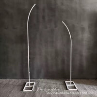 Thickened Arch Backdrop Stand for Party Wedding Decoration, Golden Horn Arch