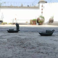 Miniature Simulation Boat for Aquarium and Garden Landscape Decoration