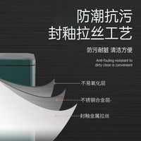 Slim Stainless Steel Pedal Bin with Lid for Kitchen & Bathroom