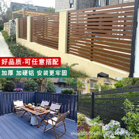 Outdoor Aluminum Alloy Fence Panel for Villa Garden Courtyard