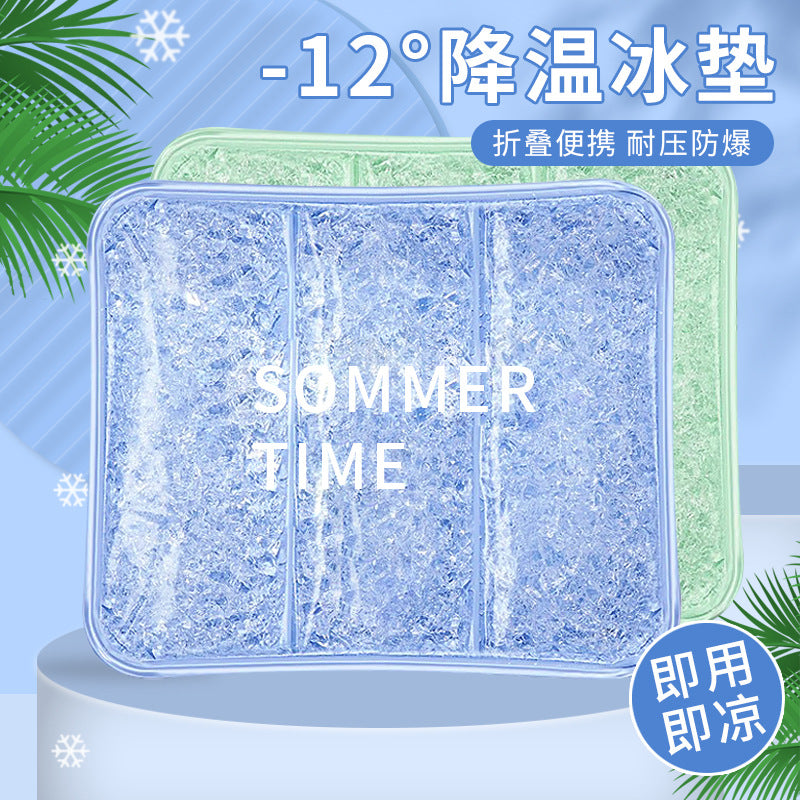 Gel Cooling Pad for Pets and Humans - Summer Relief Ice Cushion for Office Chairs and Beds