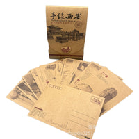 Xi'an Creative Postcards, Original Hand-Painted Scenic Landmark Souvenirs, Travel Cultural & Creative Collectibles with Stamp Space