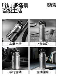 Large Capacity Insulated Water Bottle for Sports & Outdoors, Hot & Cold Retention, Portable Fitness Hydration for Students