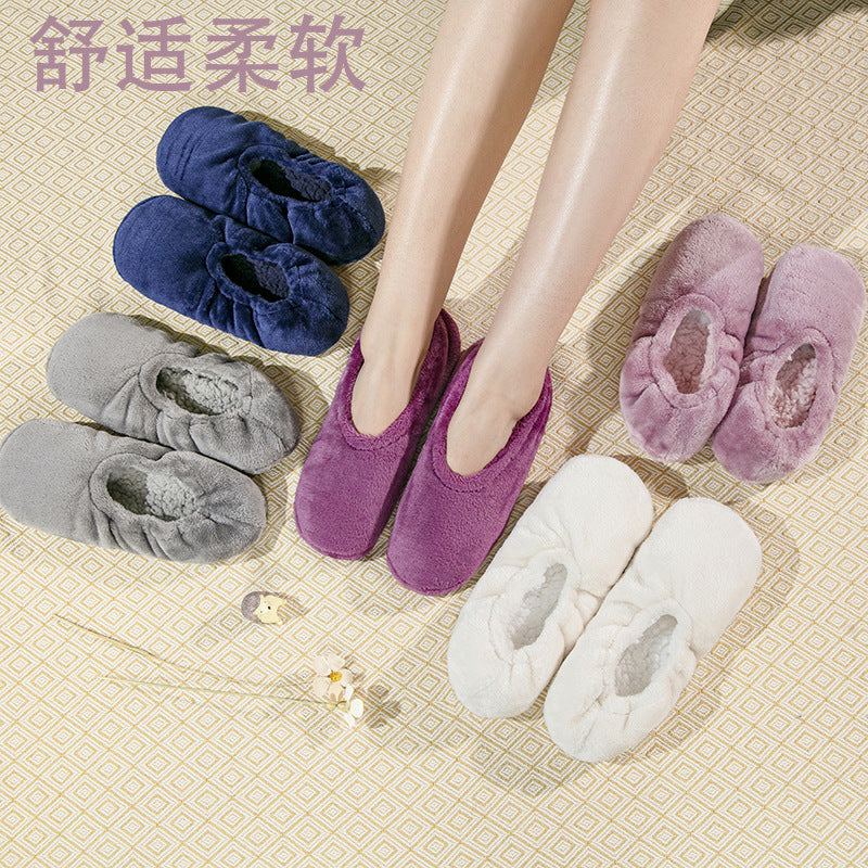 Adult Fleece Lined Non-Slip Thermal Floor Socks