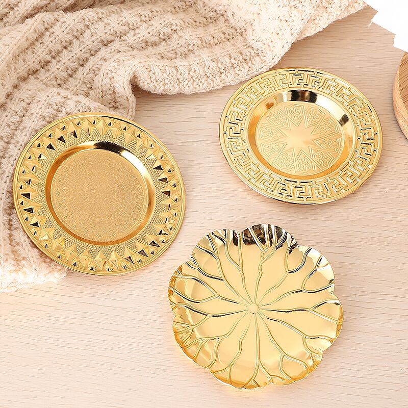 European Style Decorative Fruit Plate Snack Dish for Living Room Coffee Table