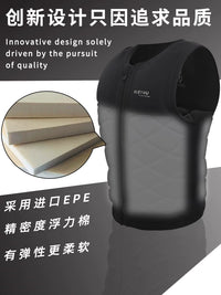 Ultra-Thin Buoyancy Vest for Adults - Lightweight & Portable Life Jacket for Swimming, Wakeboarding, Surfing, and Jet Skiing