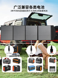 Portable Foldable Solar Panel Charger for RVs and Outdoor Power, 100W-300W