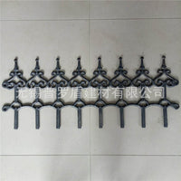 Cast Iron Garden Fence Panel for Lawn, Balcony, and Flower Bed Decoration