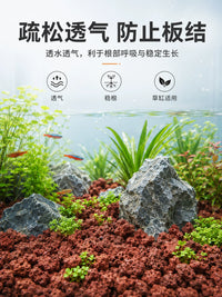 Volcanic Rock Aquarium Substrate for Fish Tank Landscaping and Filtration