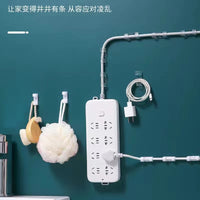 Self-Adhesive Cable Organizer Clips for Home and Office