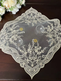 European Lace Embroidered Dust Cover for Small Appliances, Tea Tray, Rice Cooker, Air Fryer, Bread Maker