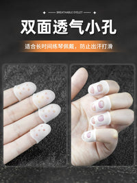 Silicone Guitar Fingertip Protectors for Pain Relief, Ukulele and Pipa Finger Guards with Picks and Storage Case