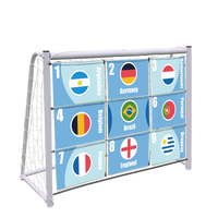 Zihuo Qatar 2022 Football Training Goal, 9-Square Grid Target Net for Kids' Shooting Practice