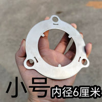 Camping Stove Chimney Wind Rope Fixing Ring for Outdoor Wood Burning Stoves