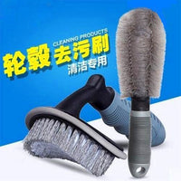 Car Wheel and Tire Cleaning Brush Set for Auto Detailing and Stain Removal