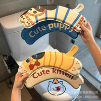 Toilet Seat Cover Sticker, Universal Four Seasons Scented Waterproof Reusable Toilet Seat Cushion, Thickened Adhesive Toilet Ring Pad