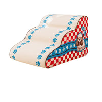 Pet Stairs Ramp for Small Dogs, Washable Dog Steps for Bed and Sofa