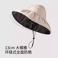 UV Protection Sun Visor Hat for Women, Wide Brim Foldable Outdoor Sports Sun Hat
