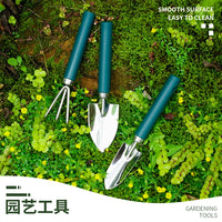 Mini Garden Tool Set for Potted Plants - Trowel, Rake, and Pruner