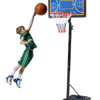 Portable Height-Adjustable Basketball Hoop for Kids and Adults - Indoor/Outdoor Standard Basketball Stand