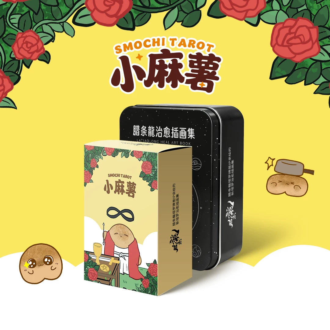 Original Illustrated Tarot and MBTI Card Decks with Black Core Paper