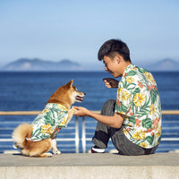 Pet and Owner Matching Hawaiian Beach Shirt