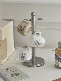 Ins Style Stainless Steel Desktop Organizer Rack for Cups, Jewelry, and Hair Accessories