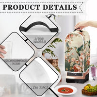 French Vintage Hummingbird Floral Mixer Dust Cover Waterproof Oil-Proof Scratch-Resistant Kitchen Appliance Protector
