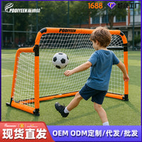 Kids Portable Metal Folding Soccer Goal Net for Indoor Outdoor Play