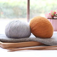 3-Ply Anti-Shrink Cashmere Blend Yarn for Hand Knitting Baby Scarves, Hats, and Sweaters