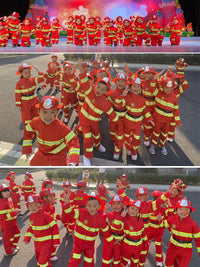Kids' Firefighter Costume Set for Role Play and Performances