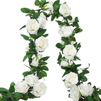 Artificial Eucalyptus Rose Garland Vine for Wedding Arch Table Wall Decor