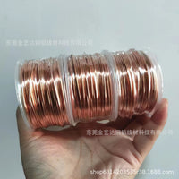 T2 Pure Copper Wire for Crafts and Jewelry Making, Various Gauges and Lengths