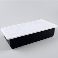 Silicone Square Ice Cube Tray for Whiskey Cocktails and Baby Food
