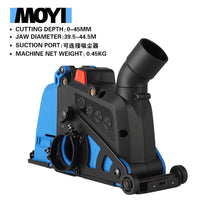 Angle Grinder Dust Shroud Kit for Grinding and Grooving with Vacuum Attachment