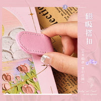 Children's Day Oil Painting Notebook Gift Set for Students, Aesthetic Diary with Stationery Tools and Tapes