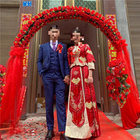 Wedding Arch Flower Stand Silk Flower Archway for Celebrations and Events