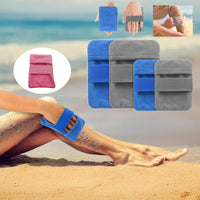Beach Sand Remover Bag for Body and Gear, Sand-Off Mitt