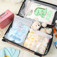 Cartoon EVA Travel Storage Bags for Clothes and Shoes