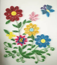 Quilling Paper Art Kit for Beginners - DIY Sunflower Design with Tools